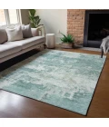 Addison Rugs Chantille Teal ACN2366 9ft. x 12ft. Rect. Rug
