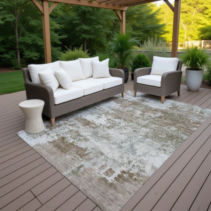 Addison Rugs Chantille Brown ACN2366 9ft. x 12ft. Rect. Rug
