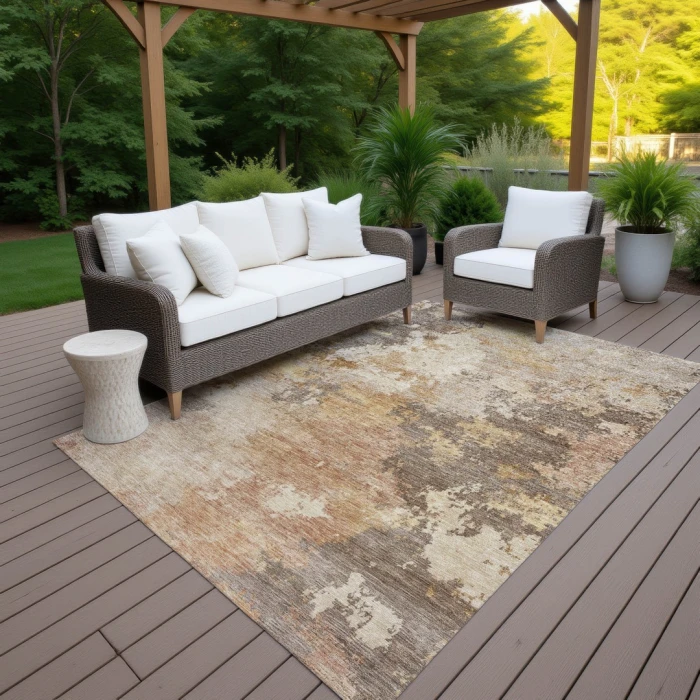 Addison Rugs Chantille Orange ACN2367 9ft. x 12ft. Rect. Rug