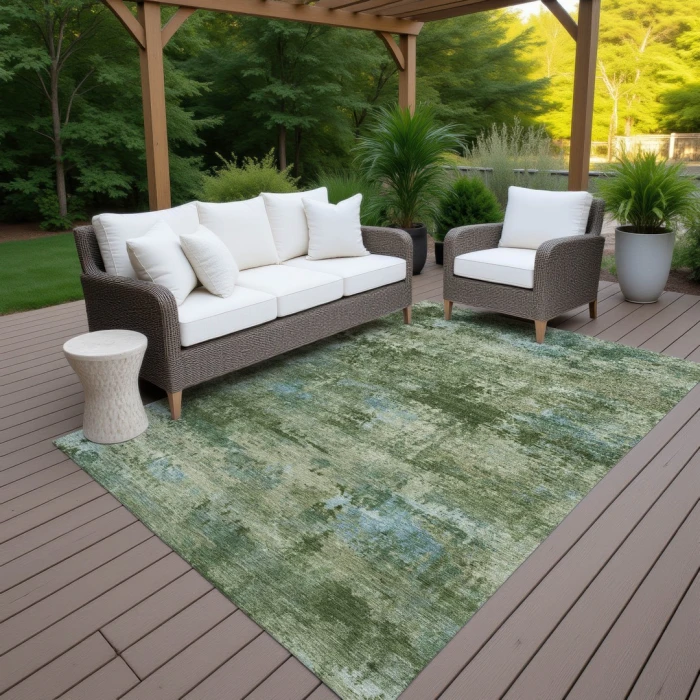 Addison Rugs Chantille Green ACN2370 5ft. x 7ft.6in. Rect. Rug
