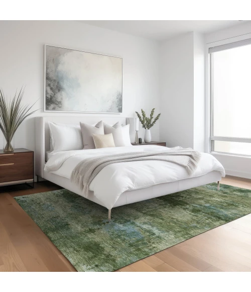 Addison Rugs Chantille Green ACN2370 9ft. x 12ft. Rect. Rug