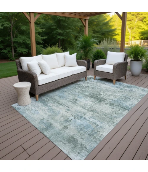 Addison Rugs Chantille Green ACN2370 9ft. x 12ft. Rect. Rug