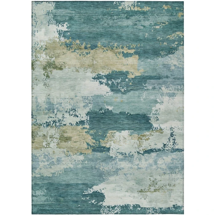 Addison Rugs Chantille Teal ACN2372 5ft. x 7ft.6in. Rect. Rug