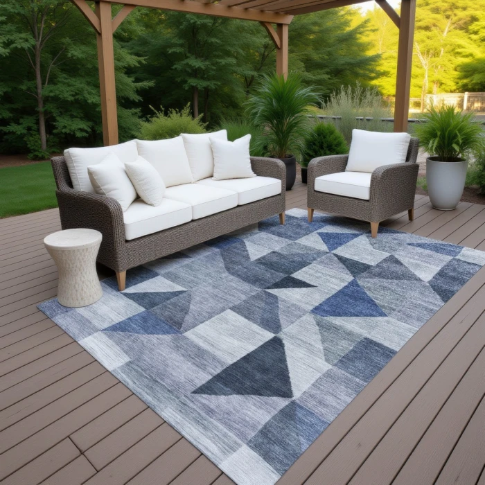 Addison Rugs Chantille Blue ACN2373 5ft. x 7ft.6in. Rect. Rug