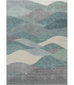 Addison Rugs Chantille Teal ACN2378 9ft. x 12ft. Rect. Rug