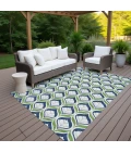 Addison Rugs Chantille Blue ACN2379 8ft. x 10ft. Rect. Rug