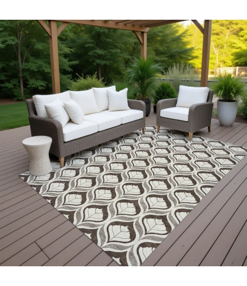 Addison Rugs Chantille Brown ACN2379 5ft. x 7ft.6in. Rect. Rug