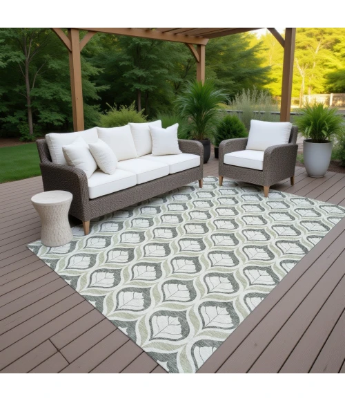 Addison Rugs Chantille Green ACN2379 5ft. x 7ft.6in. Rect. Rug