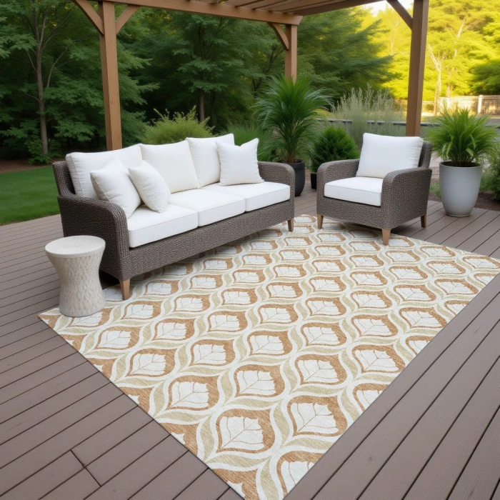 Addison Rugs Chantille Orange ACN2379 5ft. x 7ft.6in. Rect. Rug