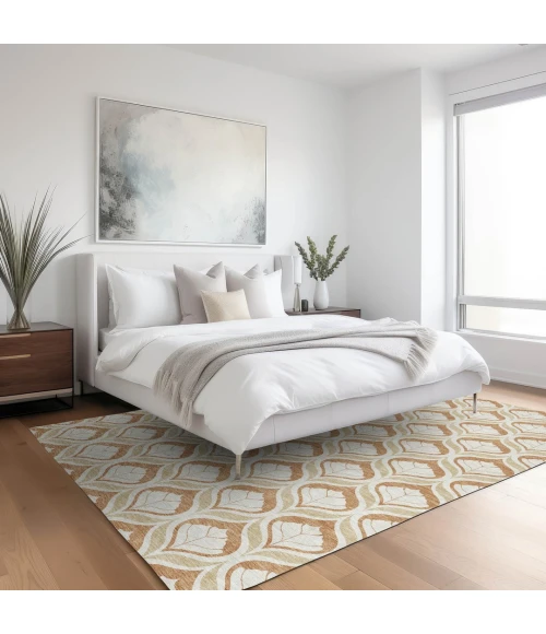 Addison Rugs Chantille Orange ACN2379 5ft. x 7ft.6in. Rect. Rug