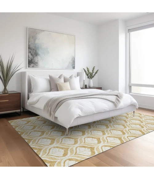 Addison Rugs Chantille Gold ACN2379 5ft. x 7ft.6in. Rect. Rug