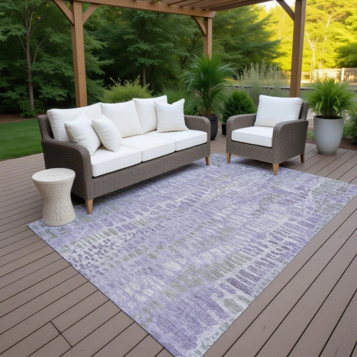 Addison Rugs Chantille Purple ACN2382 5ft. x 7ft.6in. Rect. Rug