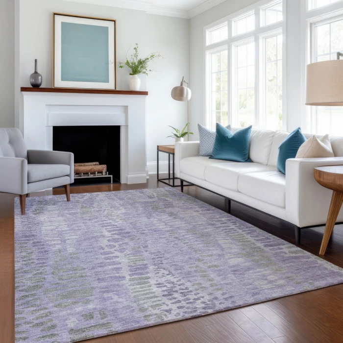 Addison Rugs Chantille Purple ACN2382 5ft. x 7ft.6in. Rect. Rug