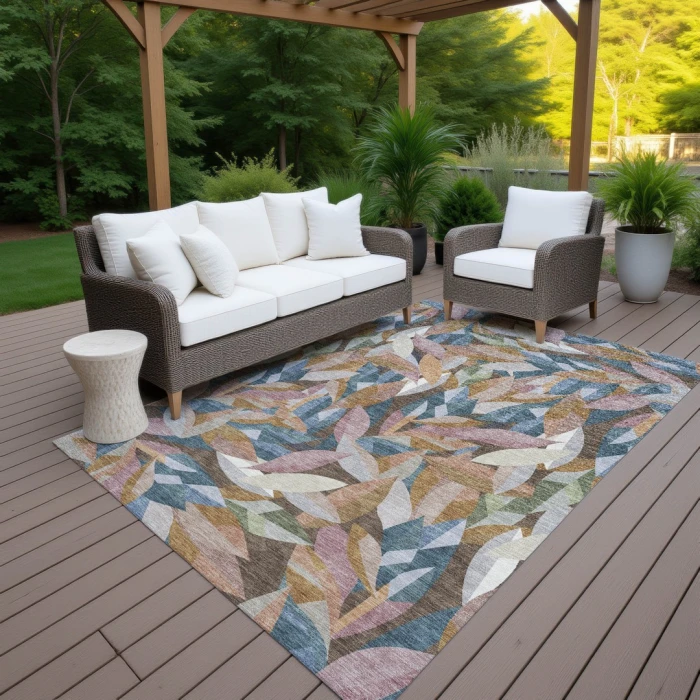 Addison Rugs Chantille Orange ACN2383 5ft. x 7ft.6in. Rect. Rug