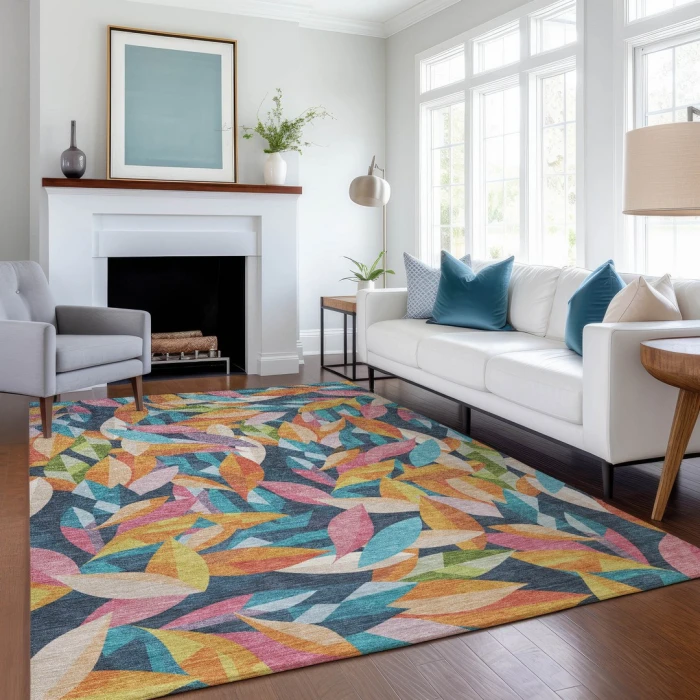 Addison Rugs Chantille Blue ACN2383 5ft. x 7ft.6in. Rect. Rug