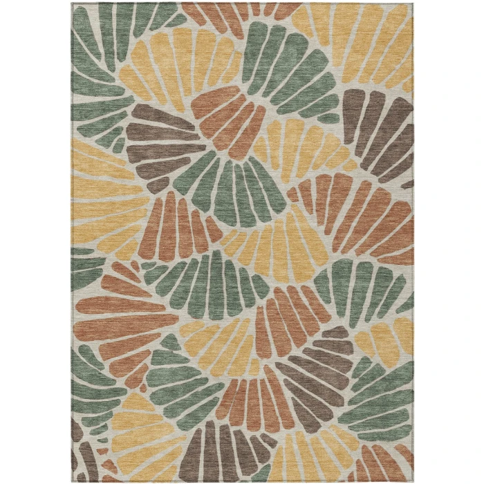 Addison Rugs Chantille Green ACN2384 5ft. x 7ft.6in. Rect. Rug