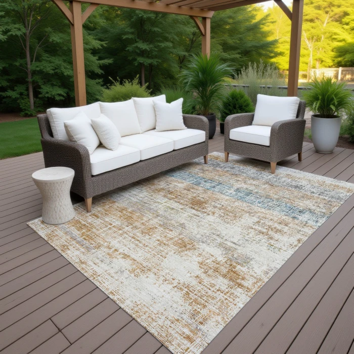 Addison Rugs Chantille Orange ACN2388 5ft. x 7ft.6in. Rect. Rug