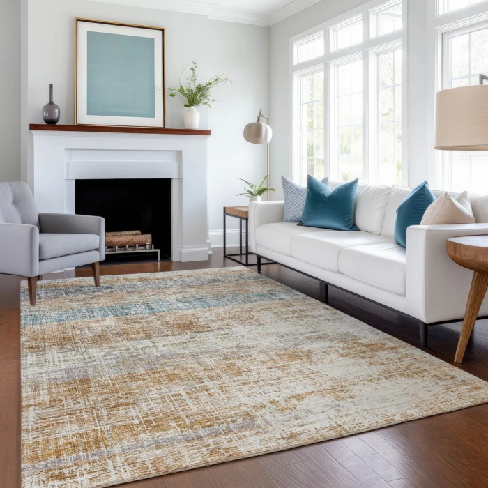 Addison Rugs Chantille Orange ACN2388 5ft. x 7ft.6in. Rect. Rug