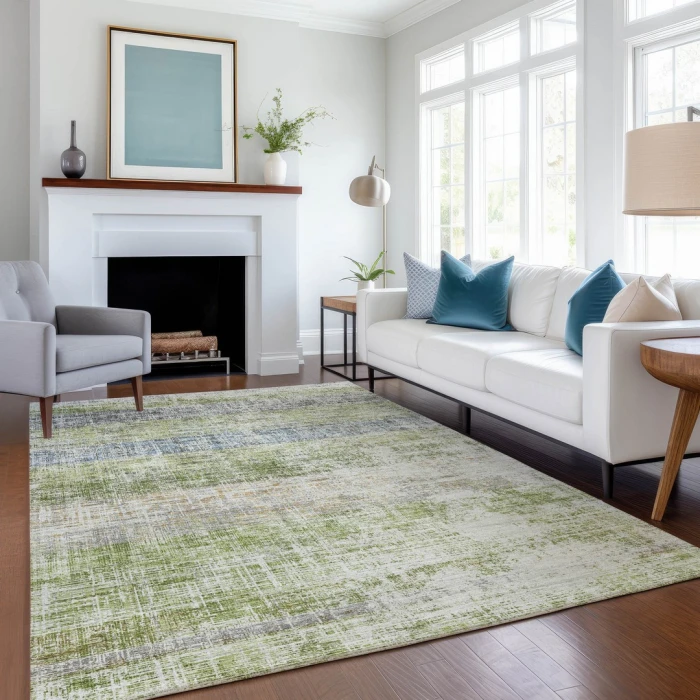 Addison Rugs Chantille Green ACN2388 8ft. x 10ft. Rect. Rug