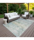 Addison Rugs Chantille Teal ACN2388 5ft. x 7ft.6in. Rect. Rug