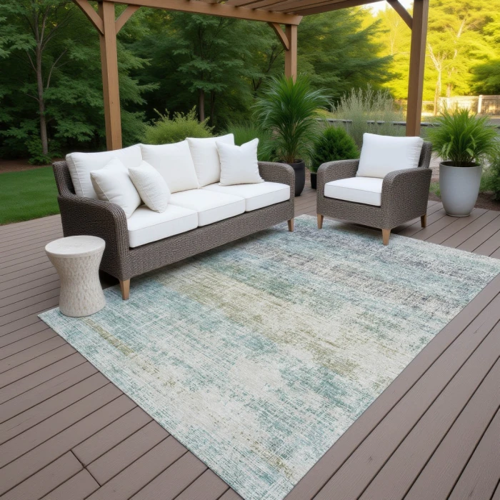 Addison Rugs Chantille Teal ACN2388 5ft. x 7ft.6in. Rect. Rug