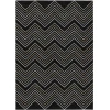 Addison Rugs Chantille Black ACN2391 5ft. x 7ft.6in. Rect. Rug