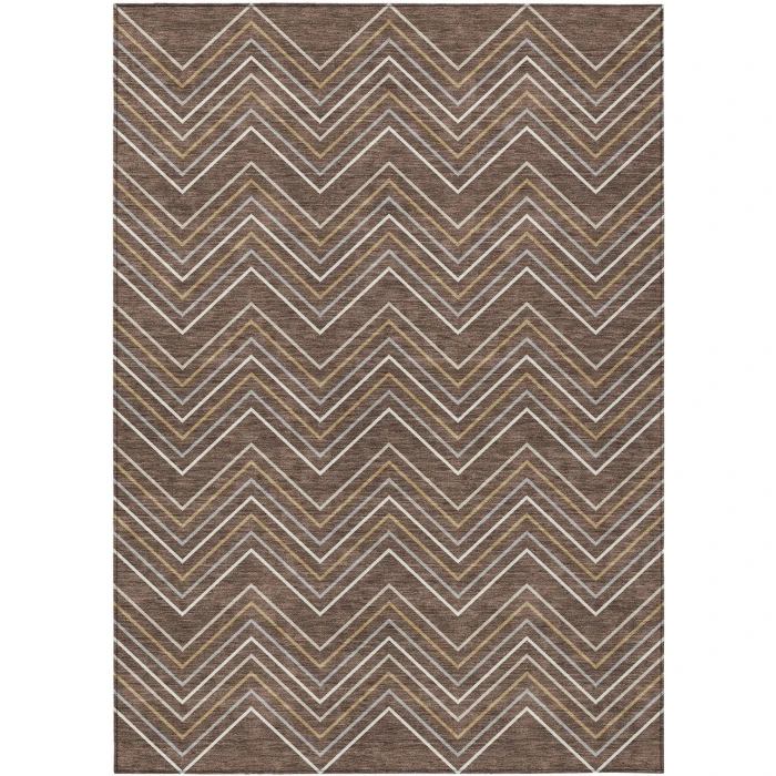 Addison Rugs Chantille Brown ACN2391 5ft. x 7ft.6in. Rect. Rug