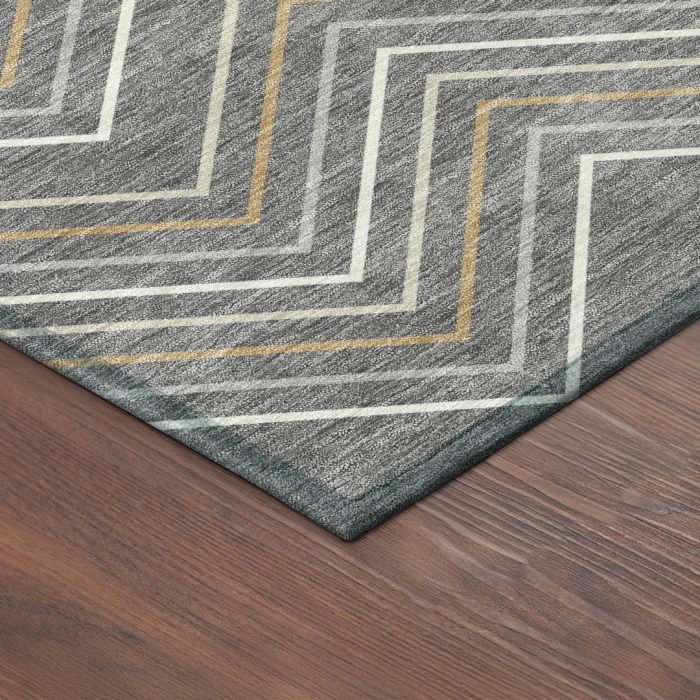 Addison Rugs Chantille Gray ACN2391 9ft. x 12ft. Rect. Rug