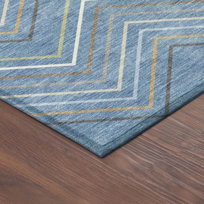 Addison Rugs Chantille Blue ACN2392 9ft. x 12ft. Rect. Rug