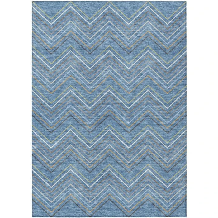 Addison Rugs Chantille Blue ACN2392 9ft. x 12ft. Rect. Rug