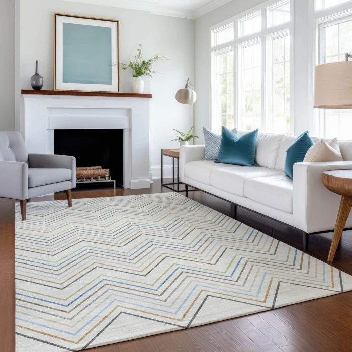 Addison Rugs Chantille Ivory ACN2392 8ft. x 10ft. Rect. Rug