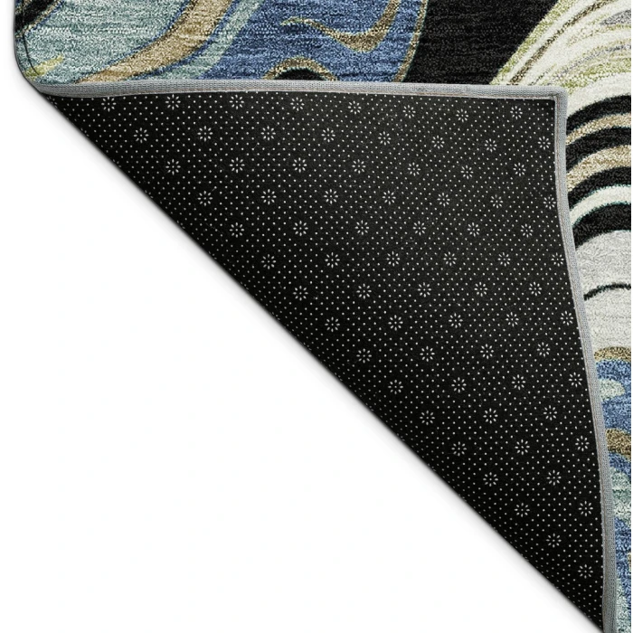 Addison Rugs Chantille Black ACN2395 5ft. x 7ft.6in. Rect. Rug