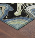Addison Rugs Chantille Black ACN2395 5ft. x 7ft.6in. Rect. Rug