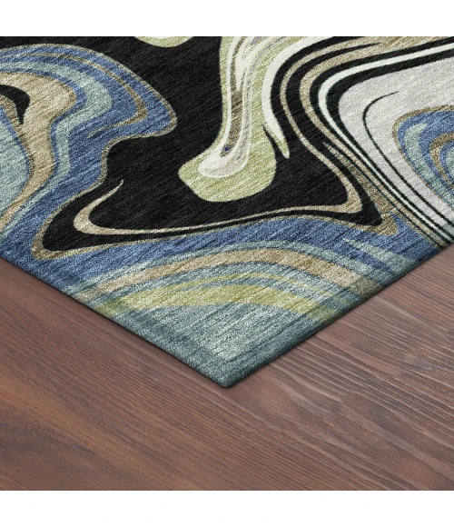 Addison Rugs Chantille Black ACN2395 5ft. x 7ft.6in. Rect. Rug