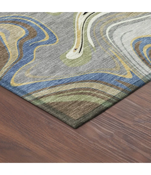 Addison Rugs Chantille Gray ACN2395 9ft. x 12ft. Rect. Rug