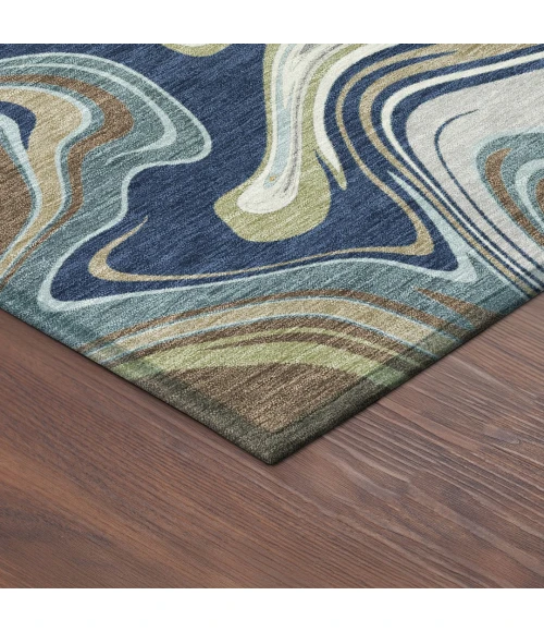 Addison Rugs Chantille Blue ACN2395 9ft. x 12ft. Rect. Rug