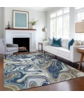 Addison Rugs Chantille Blue ACN2395 9ft. x 12ft. Rect. Rug