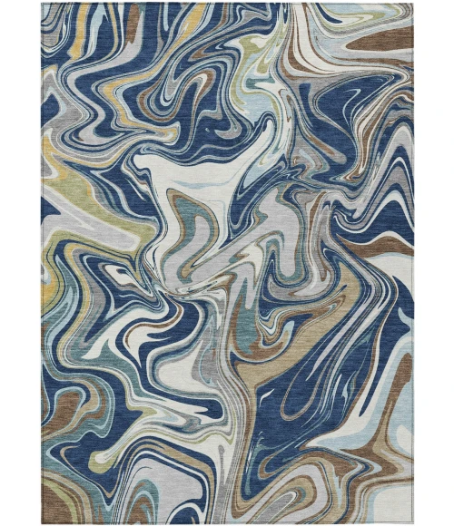Addison Rugs Chantille Blue ACN2395 9ft. x 12ft. Rect. Rug