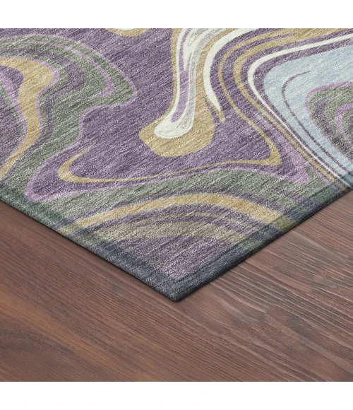 Addison Rugs Chantille Purple ACN2395 9ft. x 12ft. Rect. Rug