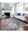 Addison Rugs Chantille Purple ACN2395 9ft. x 12ft. Rect. Rug