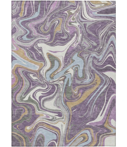 Addison Rugs Chantille Purple ACN2395 9ft. x 12ft. Rect. Rug