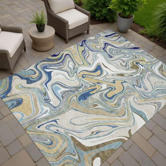 Addison Rugs Chantille Ivory ACN2395 5ft. x 7ft.6in. Rect. Rug