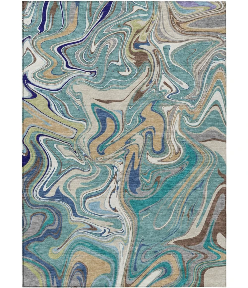Addison Rugs Chantille Teal ACN2395 8ft. x 10ft. Rect. Rug