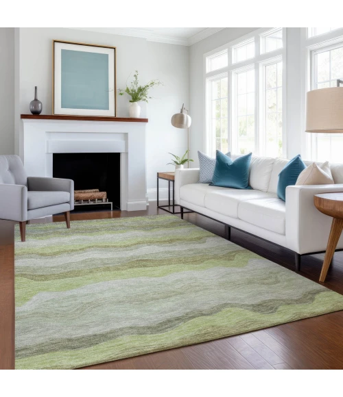 Addison Rugs Chantille Green ACN2397 8ft. x 10ft. Rect. Rug