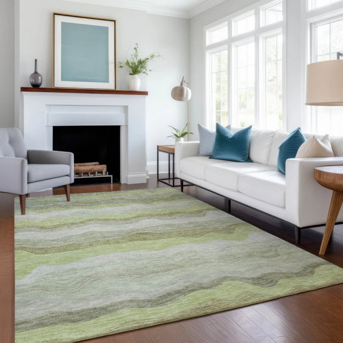 Addison Rugs Chantille Green ACN2397 8ft. x 10ft. Rect. Rug