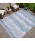 Addison Rugs Chantille Blue ACN2397 5ft. x 7ft.6in. Rect. Rug
