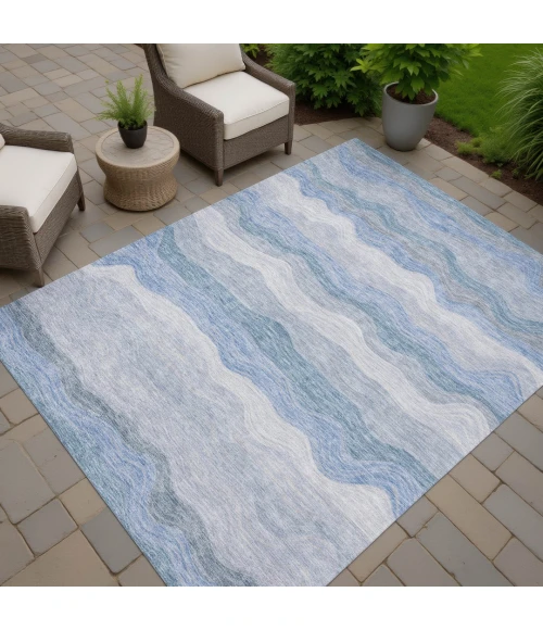 Addison Rugs Chantille Blue ACN2397 5ft. x 7ft.6in. Rect. Rug