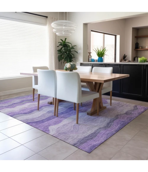 Addison Rugs Chantille Purple ACN2397 8ft. x 10ft. Rect. Rug