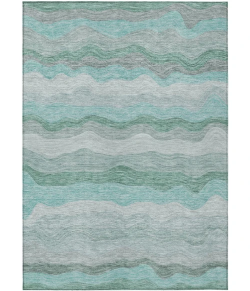 Addison Rugs Chantille Teal ACN2397 5ft. x 7ft.6in. Rect. Rug