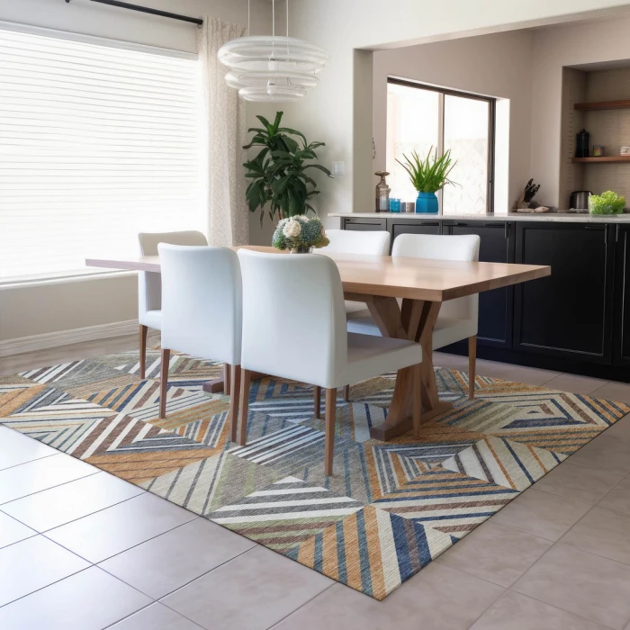 Addison Rugs Chantille Orange ACN2399 5ft. x 7ft.6in. Rect. Rug